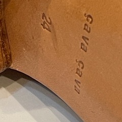 お値下げ　美品サヴァサヴァ　レザーショートブーツの画像