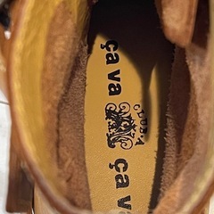 お値下げ　美品サヴァサヴァ　レザーショートブーツの画像