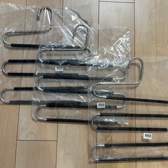 【もらってください】多機能S字マジックハンガー ズボンハンガーの画像