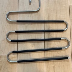 【もらってください】多機能S字マジックハンガー ズボンハンガーの画像