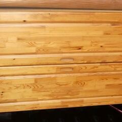木製衣類タンス棚洋服ダンス　綺麗な一品です。の画像