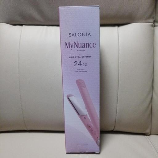 【購入者様決定しました】保証書 SALONIA サロニア 24mm くすみピンク ヘアアイロン
