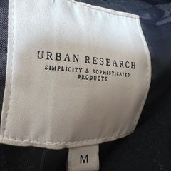 URBAN RESEARCH アーバンリサーチネイビー ピーコート Mの画像
