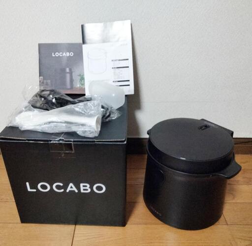 LOCABO（ロカボ）糖質カット炊飯器 ☆ LOCABO /☆中古品 ブラック