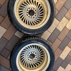 EK K-98 14インチスポークデザイン ホイールセットマルチ 中古の画像