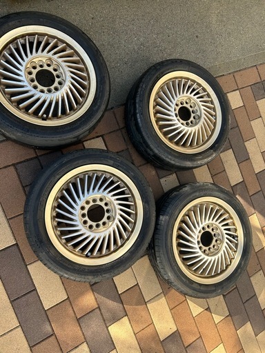 EK K-98 14インチスポークデザイン ホイールセットマルチ 中古