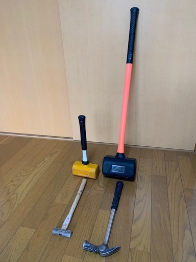 大工建て方道具　かけや　ハンマー