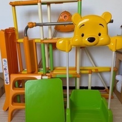 くまのプーさん　おりたたみキッズパークEX プラス ジャングルジ...