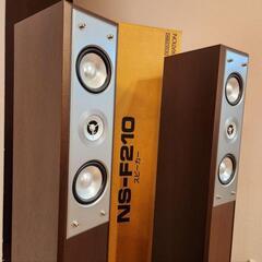 NS-F210　AP20d　ヤマハ　Fostex　トールボーイスピーカー　アンプの画像