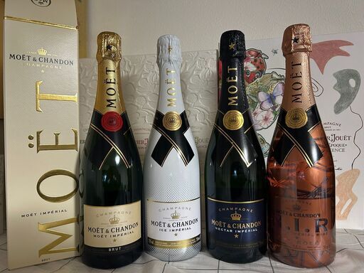 【MOET＆CHANDON】モエシャン4種4本【シャンパン】