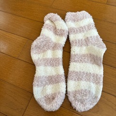 ルームソックスピンク