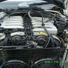 MベンツNA最強の領域に190-V12ユニツト塔載コンプリート車両制作の画像