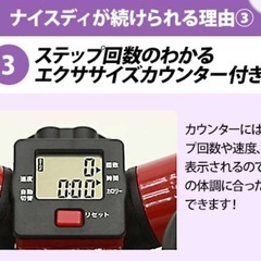 【お譲り先決定】健康ステッパー ナイスデイ(ブラック)NICE02KDの画像