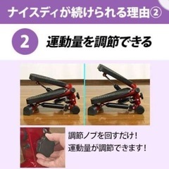 【お譲り先決定】健康ステッパー ナイスデイ(ブラック)NICE02KDの画像