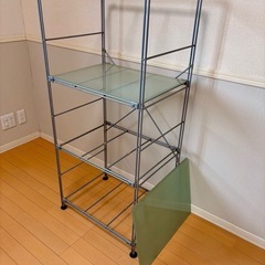 ガラス棚3段(ガラス板部分の取外可能)の画像
