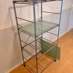 ガラス棚3段(ガラス板部分の取外可能)の画像