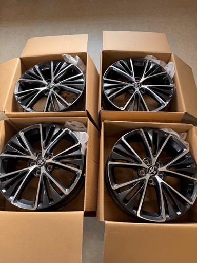 プリウス60、新車外し、19インチ 純正アルミホイール 4本 美品 トヨタ 60系