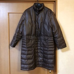 【ロングダウンコート】ダウン80%・フェザー20% Lサイズ