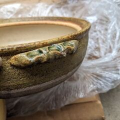 直径26.0cmの古い土鍋です🤗の画像
