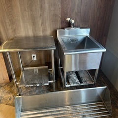 『決まりました』厨房　シンク　三点セットの画像
