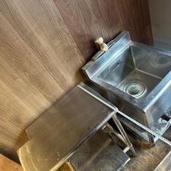 『決まりました』厨房　シンク　三点セットの画像