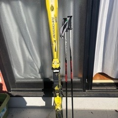 スキーセット130 (板、ストック、靴)