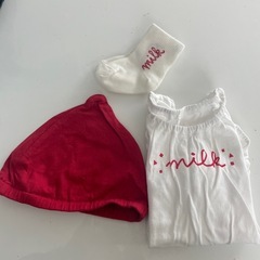 【新品】赤ちゃんミルク なりきり3点セット の画像