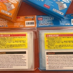 【6個セット】12枚  収納出来る  CD-DVD  アルバムケース  DAISO  の画像