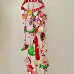 吊るし飾り　つるし雛　雛人形　ちりめん細工　ひな祭りの画像