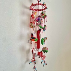 吊るし飾り　つるし雛　雛人形　ちりめん細工　ひな祭りの画像