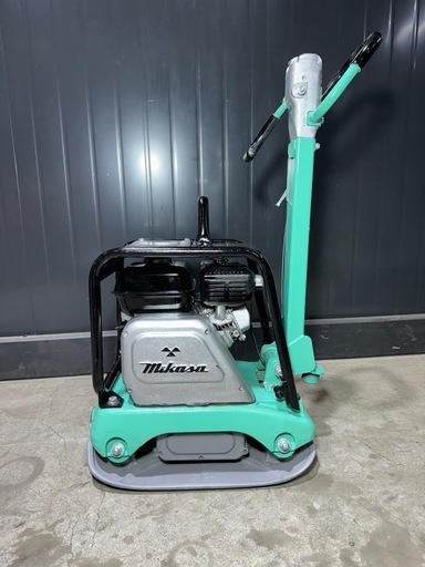 【大阪】バイブロコンパクター 建設機械 三笠産業 転圧機 ミカサ プレートコンパクター MVH-100A 三笠MIKASA 土木 エンジン 現場 プレート.