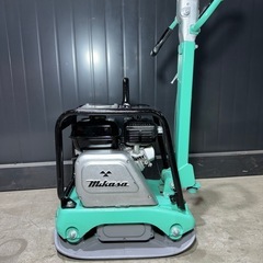 【大阪】バイブロコンパクター 建設機械 三笠産業 転圧機 ミカサ プレートコンパクター MVH-100A 三笠MIKASA 土木 エンジン 現場 プレート.の画像