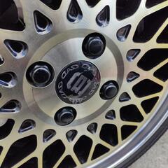 【大幅値下げ！】ギャルソン(DAD)ホイール タイヤ付き 165/45 R16の画像