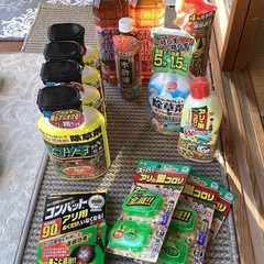未使用　除草剤、木酢液、アリ忌避剤、ハチ避けスプレー