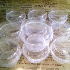 デザートカップ 蓋付き 50個 @28の画像