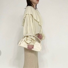 ビックカラーブラウス　トップス　ヘザーの画像