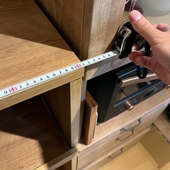 【取引決定】LOWYAレンジボード/レンジ台/食器棚/キッチン収納 の画像