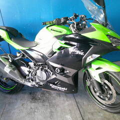 KAWASAKI ニンジャ400-2 黒/緑 車検残R8/1月 ...