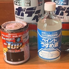 【引渡し予定】ボディペン・シリコンオフ・タッチペン・塗装用シンナーA・油性塗料の画像