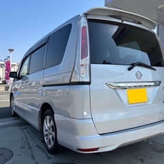 8人乗り☆月々1.1万円〜分割払い可❗️車検2年付き！大人気☆日産 セレナ ハイウェイスター☆HDDナビ☆走行中DVD見れます☆ETC☆便利なバックカメラ☆ドラレコ付きのフル装備☆両側電動スライドドア☆クルーズコントロール搭載☆ウィンカーミラー☆フル装備☆車内広々三列シート‼️の画像