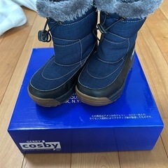 cosby スノーブーツ　ネイビー