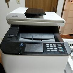 終了リコーRICOHカラーレーザー複合機 の画像