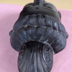 観世音菩薩　面　鋳物製　在銘の画像