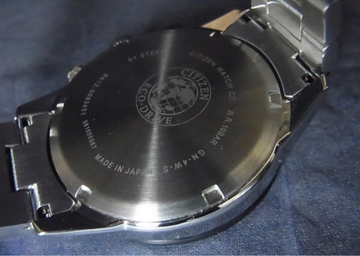 CITIZEN エコドライブGN-4W-Sクロノグラフ 腕時計ソーラー シルバー