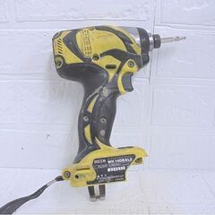 ジャンク 日立工機 14.4V 充電式インパクトドライバ WH14DBAL2 イエロー 本体のみ 電動工具 札幌市 白石店の画像