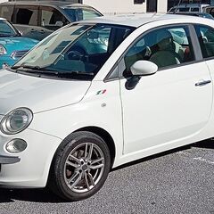 ★車検R7/4★綺麗なフィアット500★1.4-16V★エクリプスナビ★ワンセグ★社外15アルミ★タイベル交換済/ETC他の画像