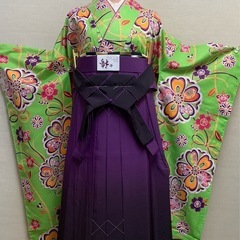 女子袴　新品LL パープル＆ダークの画像