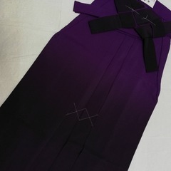 女子袴　新品LL パープル＆ダークの画像
