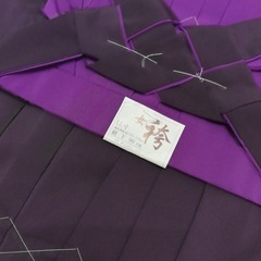 女子袴　新品LL パープル＆ダークの画像