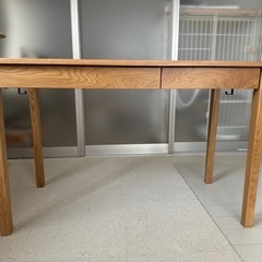 無印 木製デスク(勉強机)
